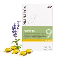 Refuerza la memoria y las funciones cognitivas gracias a la presencia del concentrado total de Ginkgo y del aceite esencial de Salvia española.