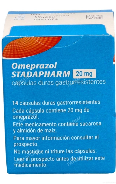 Omeprazol Stadapharm 20mg frasco Omeprazol Stadapharm 20mg frasco