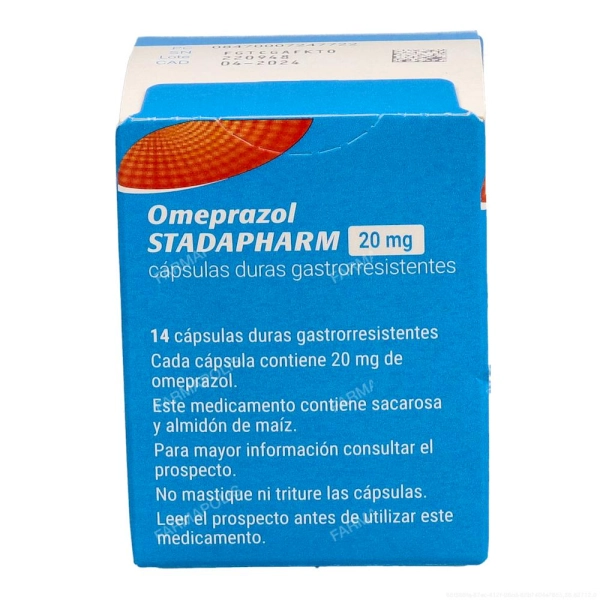 Omeprazol Stadapharm 20mg frasco Omeprazol Stadapharm 20mg frasco