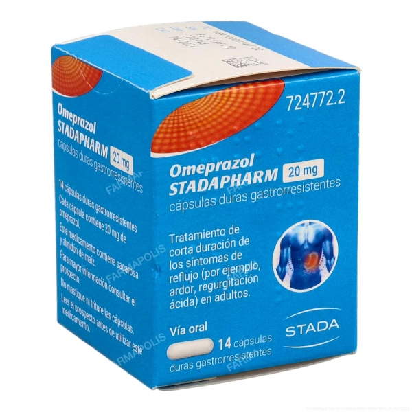 Omeprazol Stadapharm 20mg frasco