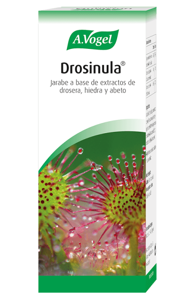 Caja de jarabe Drosinula de A. Vogel