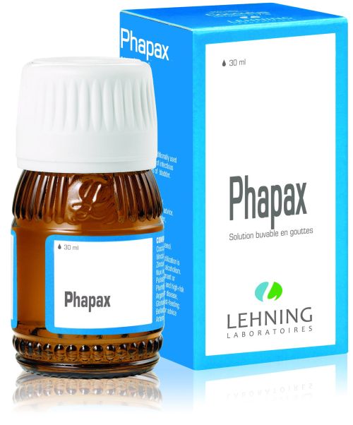 Phapax  - Es un medicamento homeopático tradicionalmente empleado en el tratamiento sintomático de dolores de cabeza y de las migrañas.