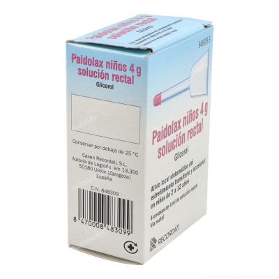 Paidolax 4g solución rectal enemas ml al mejor precio Olaiz