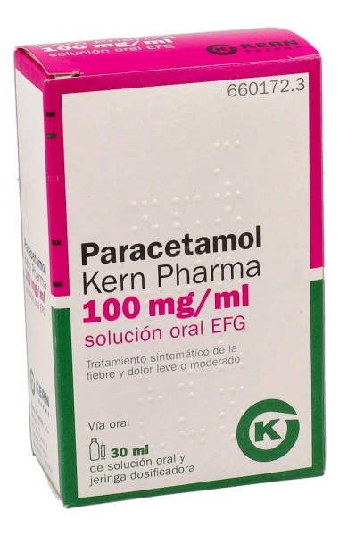 Paracetamol kern 100mg/ml 30ml
