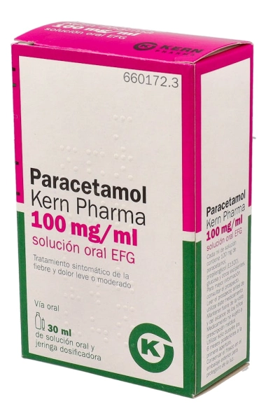 Paracetamol kern 100mg/ml 30ml