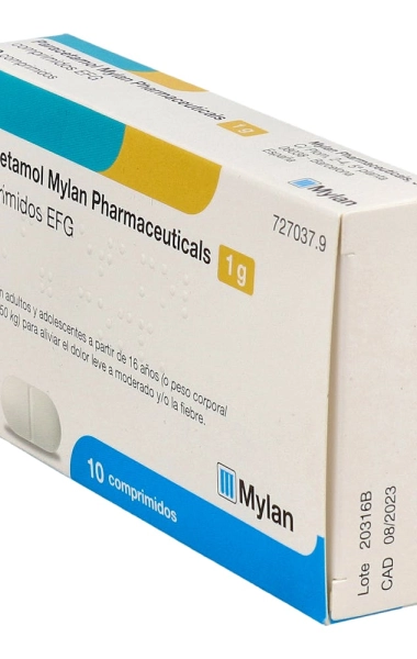 Paracetamol mylan 1g