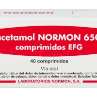 Paracetamol Normon 650 mg