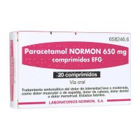 Paracetamol Normon 650 mg