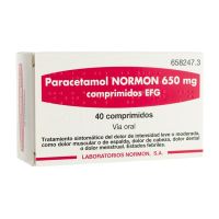 Paracetamol Normon 650 mg