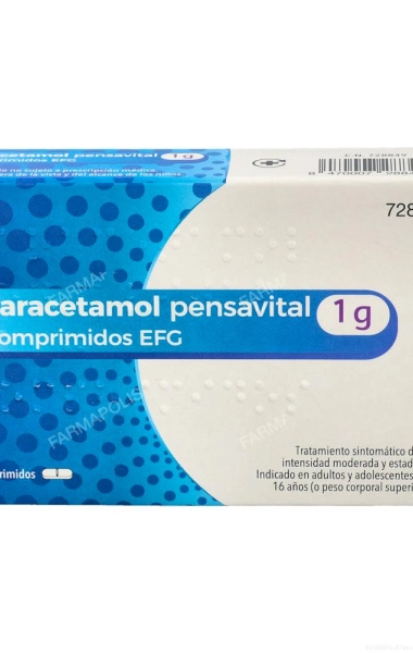Paracetamol pensavital 1g Paracetamol pensavital 1g