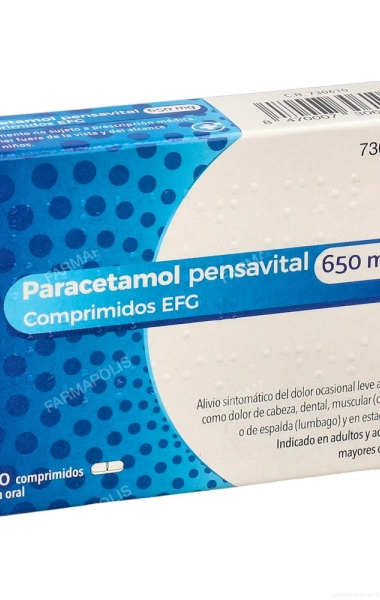 Paracetamol pensavital 650 mg