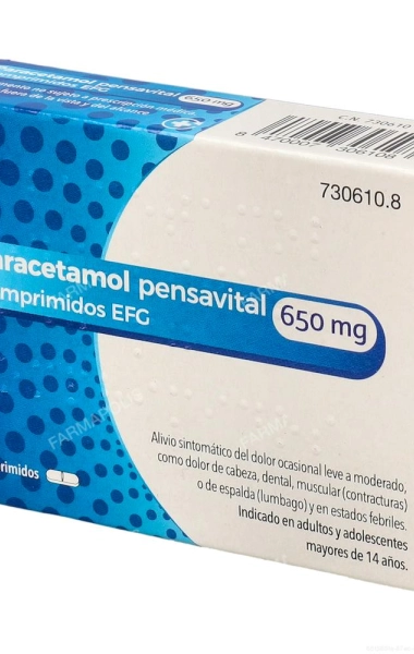 Paracetamol pensavital 650 mg