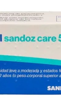 Paracetamol sandozcare 500 mg