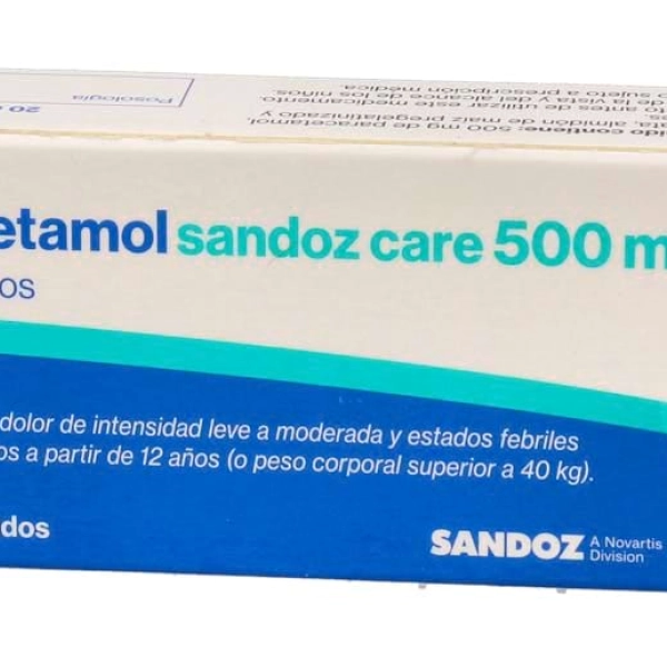 Paracetamol sandozcare 500 mg