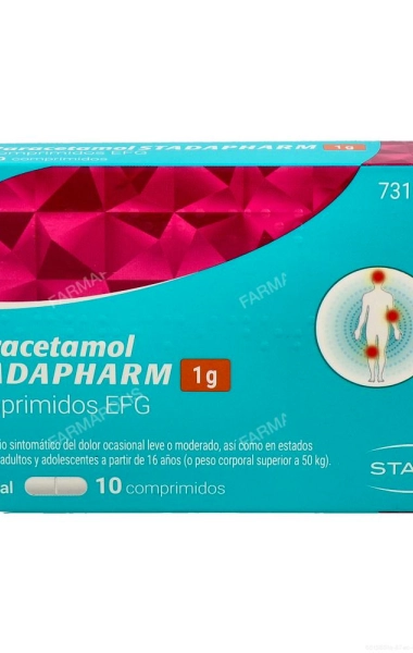Paracetamol stadapharm 1g 10 comprimidos