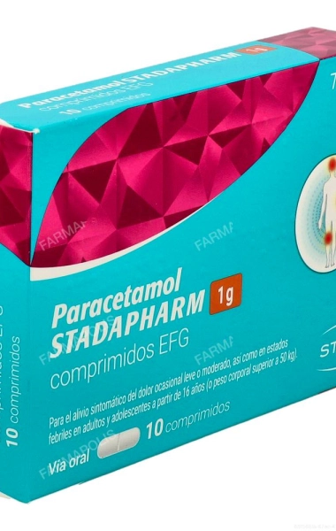 Paracetamol stadapharm 1g 10 comprimidos