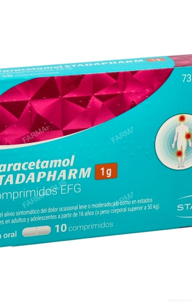 Paracetamol stadapharm 1g 10 comprimidos