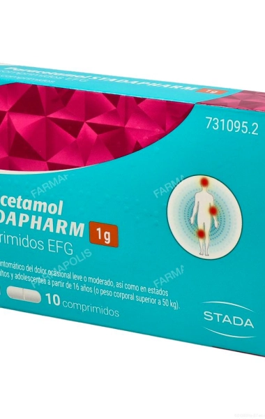 Paracetamol stadapharm 1g 10 comprimidos