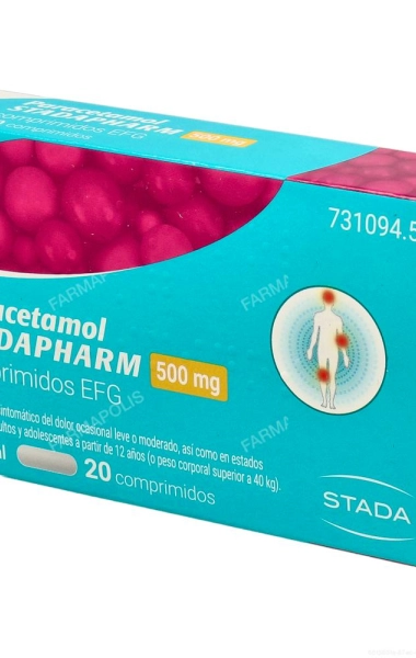Paracetamol Stadapharm 500mg 20 comprimidos