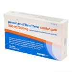 paracetamol/ibuprofeno sandozcare 500/200 mg