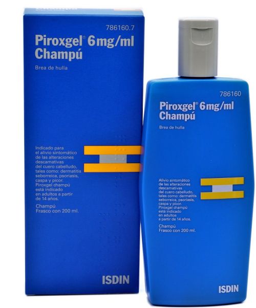 Piroxgel 6 mg/ml - Trata la dermatitis seborreica y el picor de cuero cabelludo. Trata la caspa, el picor y la irritación.