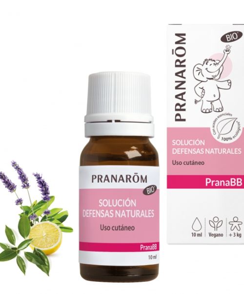 PranaBB Solución defensas naturales BIO - Mezcla de aceites esenciales para subir las defensas de los mas pequeños y evitar que enfermen o recuperarse antes.Estimulante de las defensas, antibacteriano y antiviral.<br>