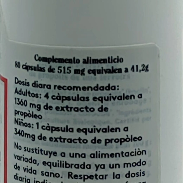  Propóleo para el sistema digestivo