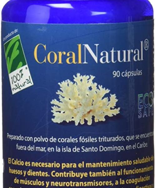 Coral Natural - Es un suplemento necesario para el mantenimiento saludable de huesos y dientes. Contribuye al funcionamiento de músculos y neurotransmisores y al metabolismo de la energía.