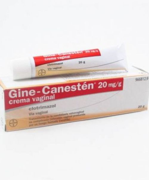 Gine canesten 2%  - Gine canesten es una crema vaginal para tratar los hongos vaginales o candidiasis. Calmar el picor y el escozor vaginal y combate la infección fúngica.