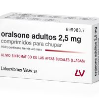 Oralsone adultos  2.5 mg