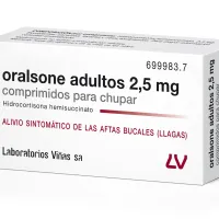 Oralsone adultos 2.5 mg