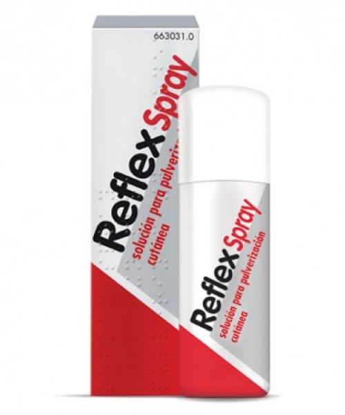 Reflex spray - Calma los dolores musculares y articulares. Sus propiedades antiinflamatorias, lo hacen ideal para torceduras, golpes, esguinces y contusiones.