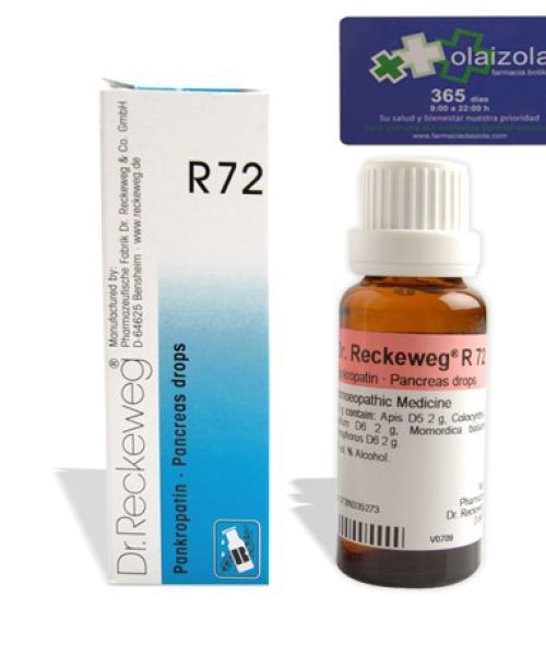 R72-PANKROPATIN  - Es un medicamento homeopático indicado para afecciones pancreáticas.