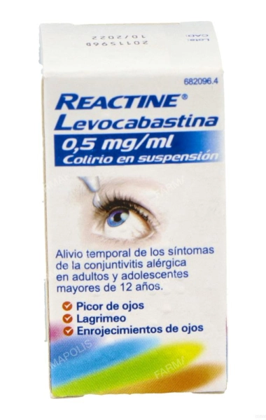 Reactine levocabastina 0.05%