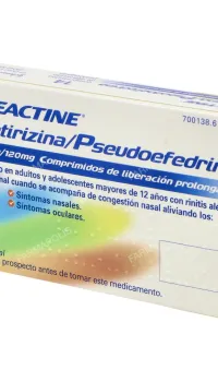 Reactine plus (5/120mg) 
