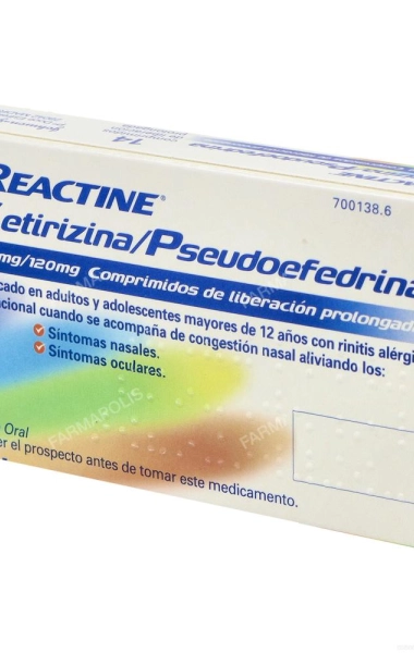 Reactine plus (5/120mg) Reactine plus (5/120mg)