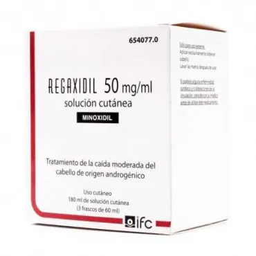  - Es un medicamento indicado para estimular el crecimiento del cabello en personas que sufren alopecia androgénica con pérdida moderada de cabello