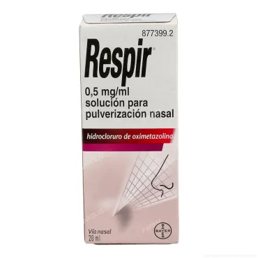  - Alivia la congestión nasal. Ayuda a respirar mejor, calmando las molestias de la rinitis y la sinusitis.No usar más de cuatro días seguidos.