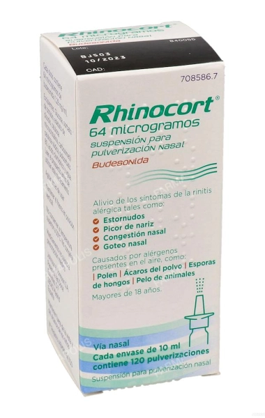 Rhinocort 64mcg pulverizador