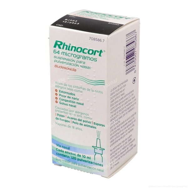 Rhinocort 64mcg pulverizador