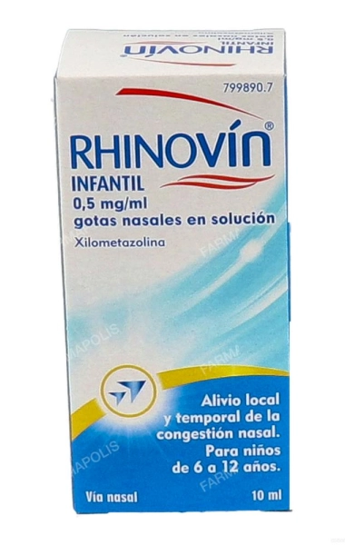 Rhinovin infantil 0.05% Rhinovin infantil 0.05%