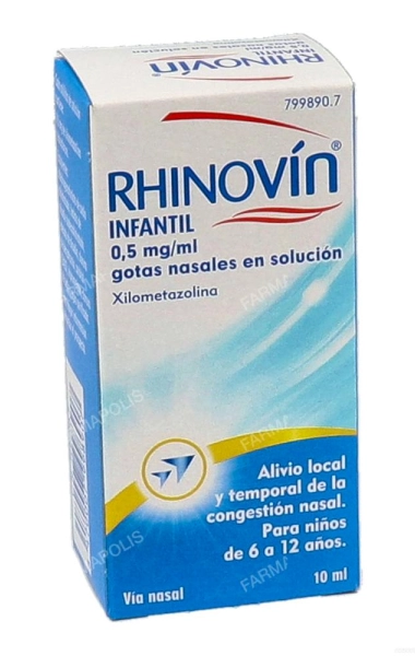 Rhinovin infantil 0.05% 