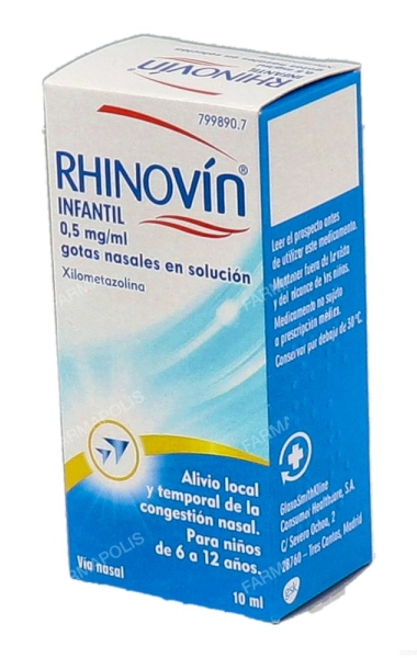 Rhinovin infantil 0.05% 