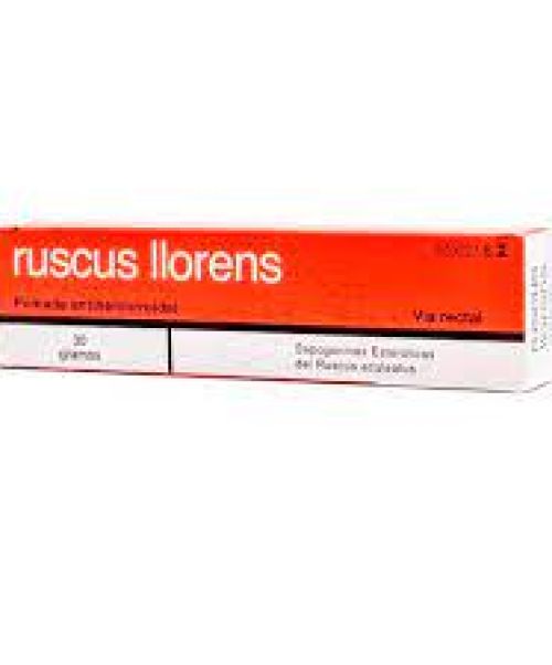 Ruscus llorens - Es una pomada que alivia la inflamación, ardor y picor de la zona anal causado por las hemorroides.