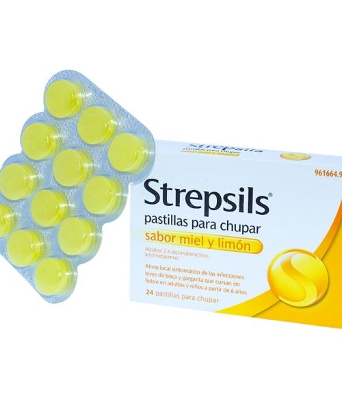 Strepsils miel y limón - Calma la irritación e infecciones leves de boca y garganta. 