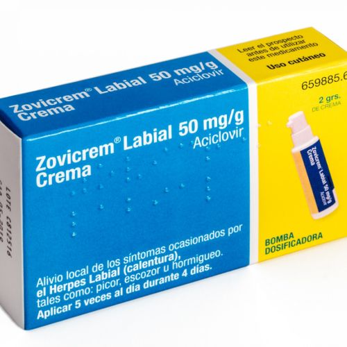 - Crema para tratar el herpes labial (pupa, calentura) y aliviar los síntomas de ardor y quemazón de la zona afectada.