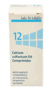 Sal de Schüssler Nº 12 Calcium sulfuricum 