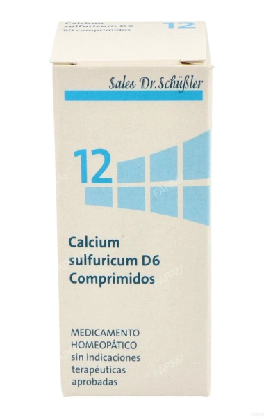 Sal de Schüssler Nº 12 Calcium sulfuricum 