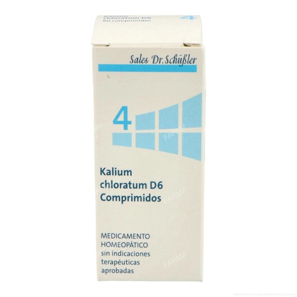 Sal de Schüssler Nº 4 Kalium Chloratum D6