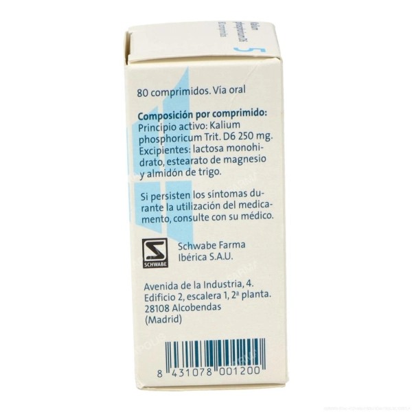 Sal de Schüssler Nº 5 Kalium phosphoricum 